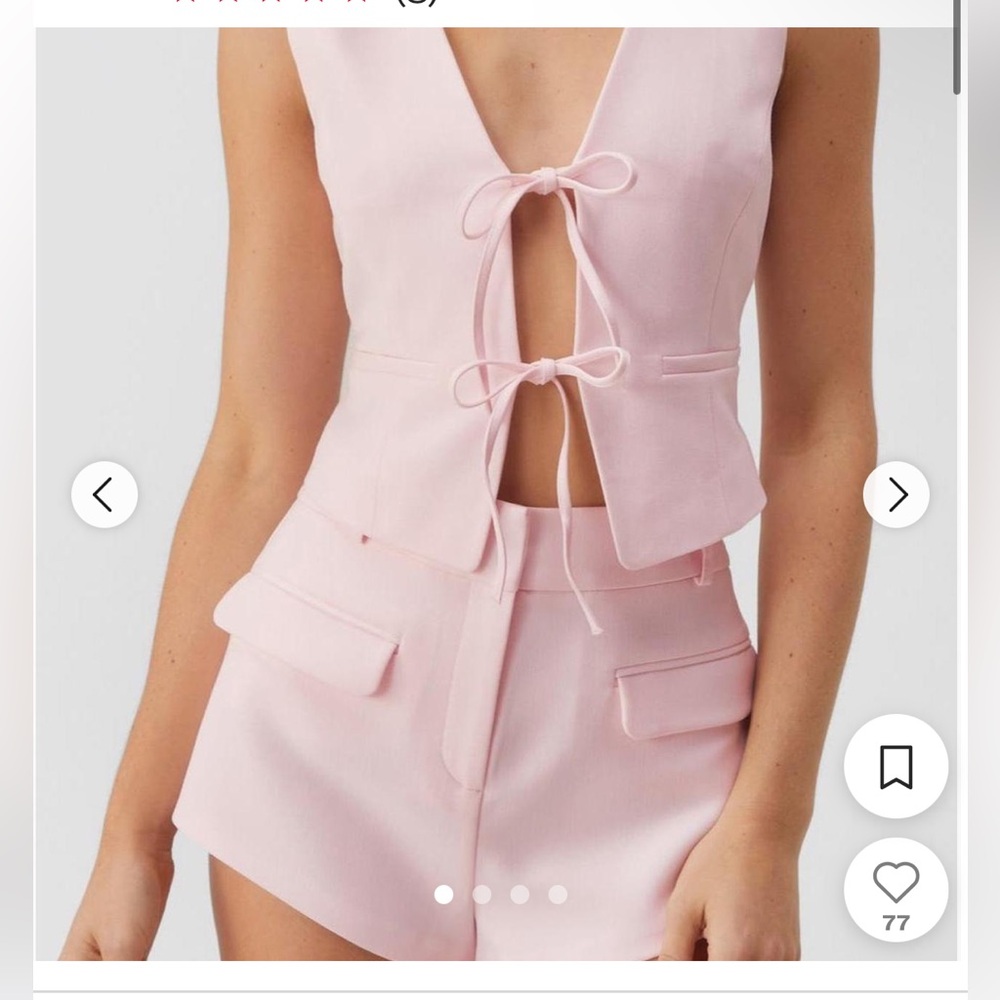 Baby pink shorts. Nasty Gal. NWT. Size 2.